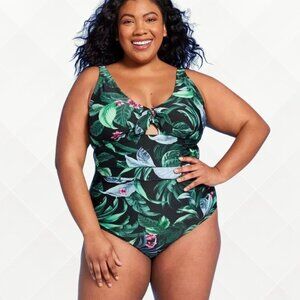 Kona Sol Full Coverage Tummy Control Swimsuit • Size 17 • NWT - WSS-100031